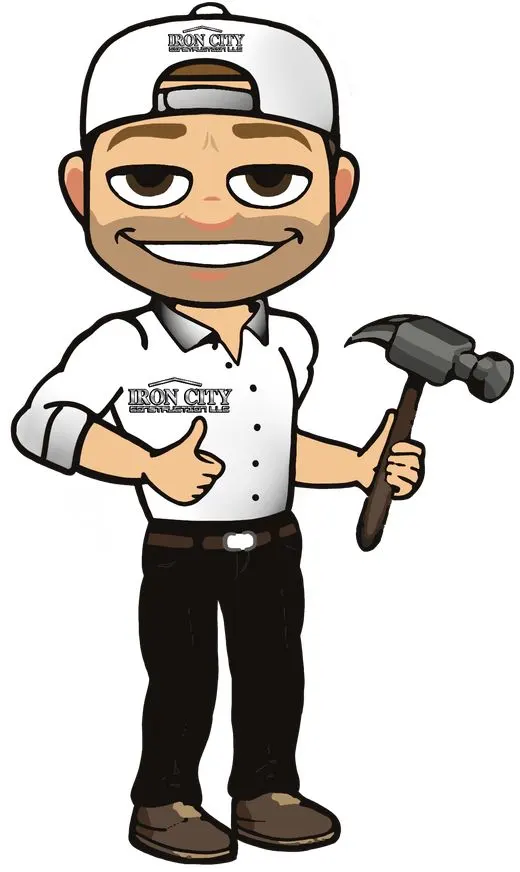 Iron City Construction mascot character